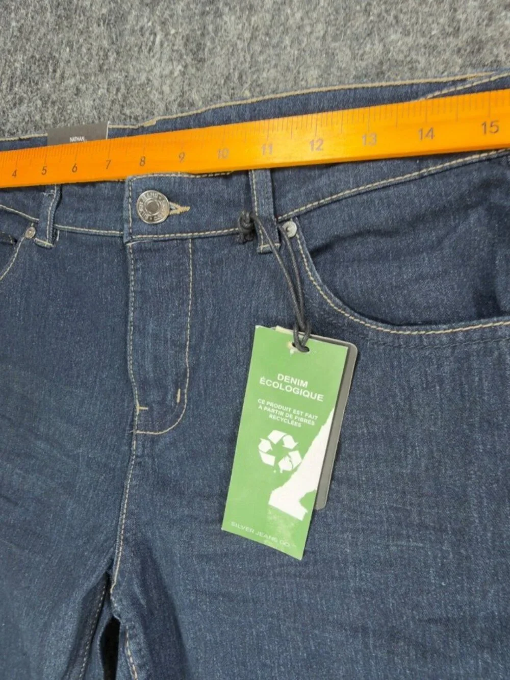 Silver Jeans Nathan Skinny Boys 16 Dark Wash Stretch Denim NWT Eco Fit